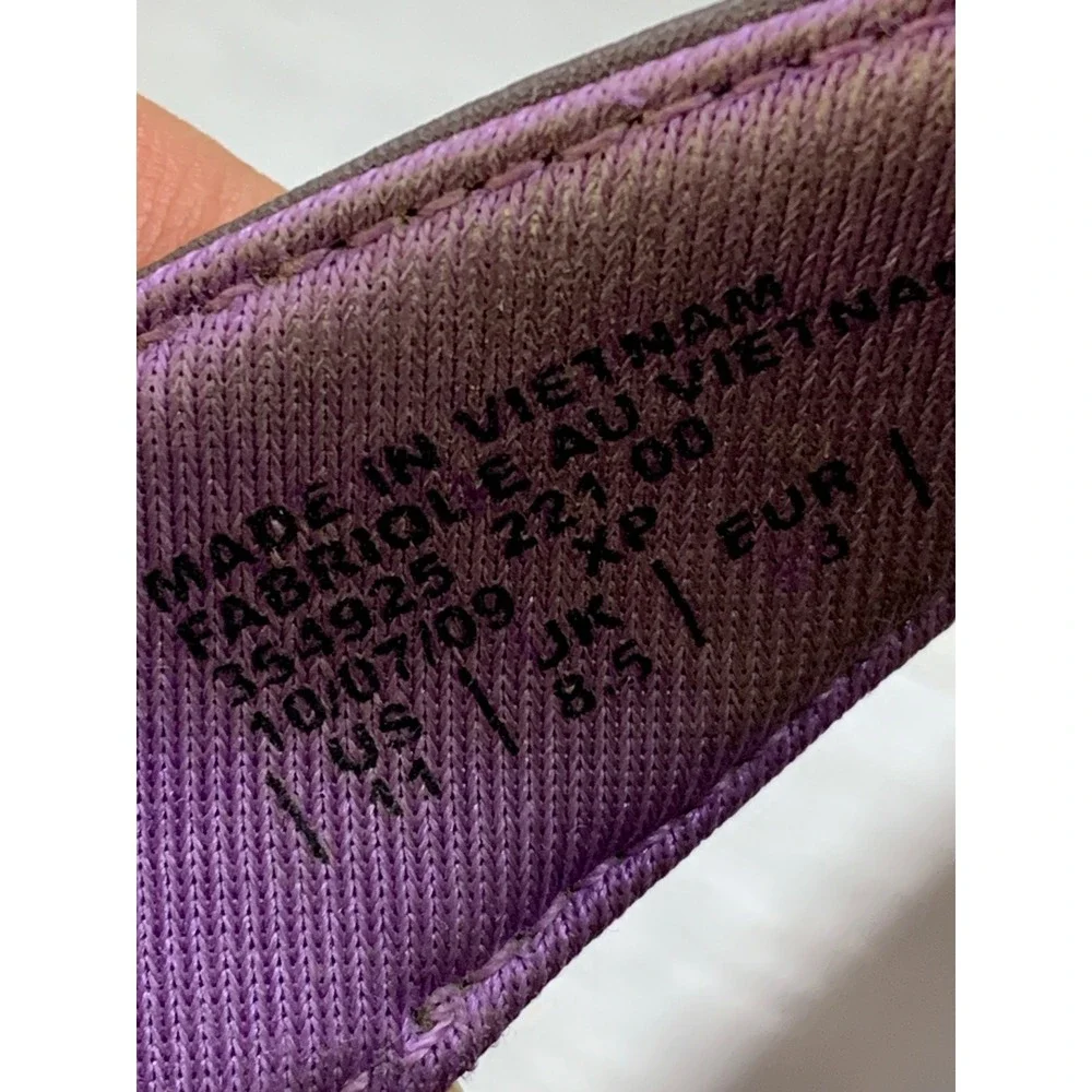 Nike Women's Sandals Comfort Thong Brown Purple Athletic Flip Flop 11 Shoes